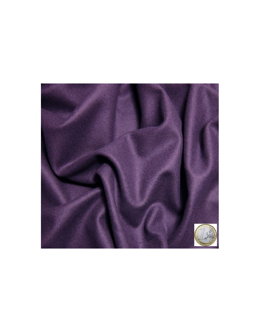 tissu velours de laine violet clair - Tissu Max